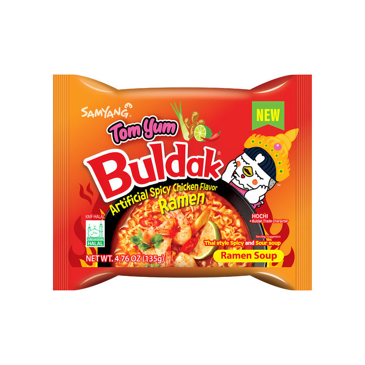 Samyang Buldak Tom Yum Spicy Ramen (135g) (Korea) (ONLINE ORDER ONLY)