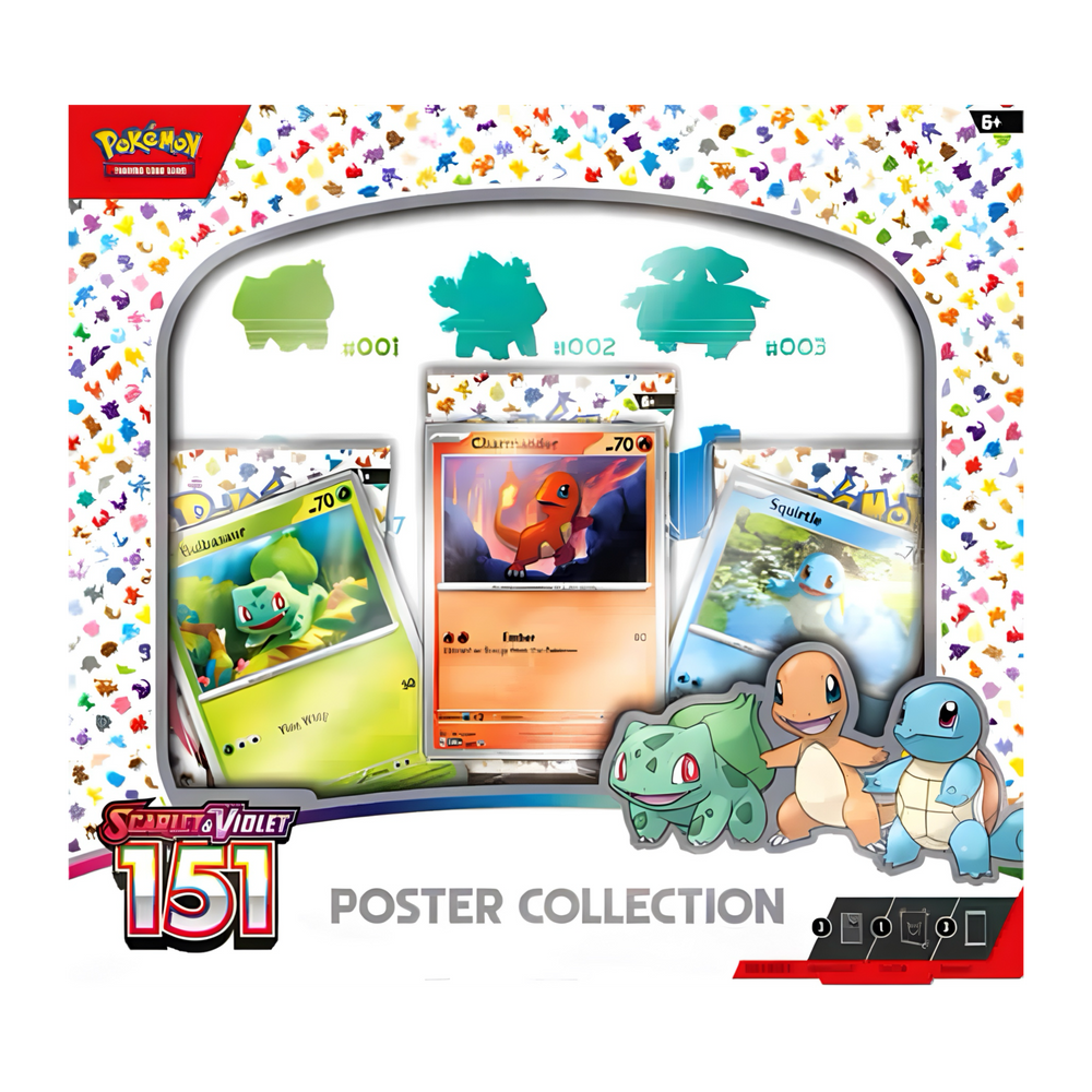 Pokemon TCG: 151 Poster Collection Box (Online Order Only)