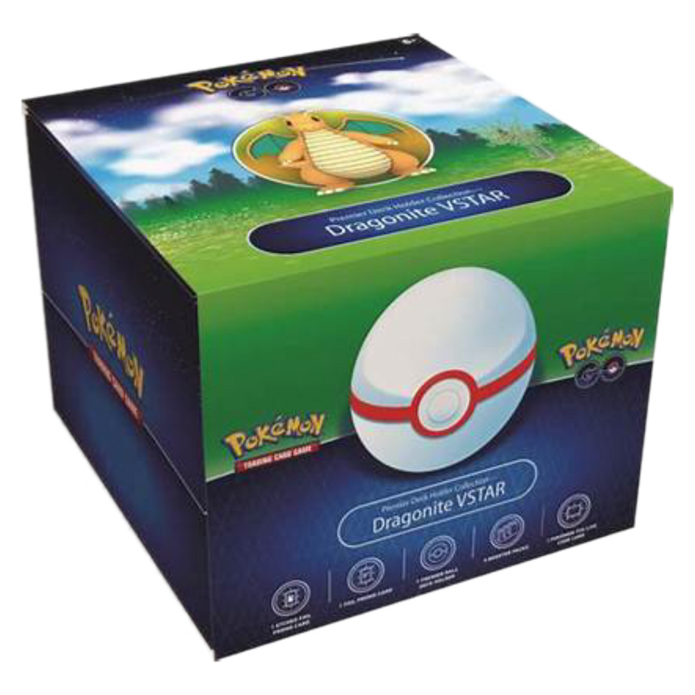 Pokemon TCG: Pokemon GO Premier Deck Holder Collection Dragonite VSTAR (Online Order Only)