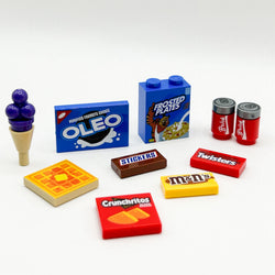 Junk Food Pack (Series 1) made from LEGO parts - B3 Customs (Online Order Only)