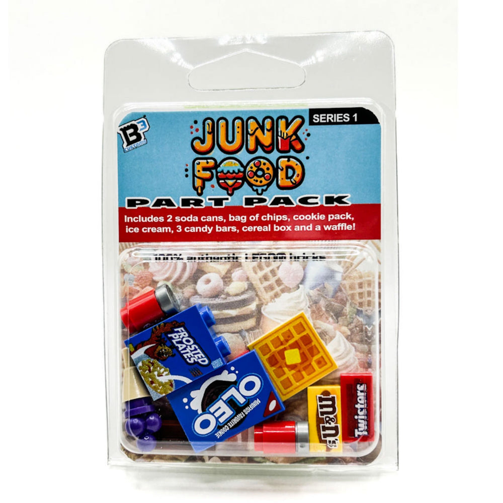 Junk Food Pack (Series 1) made from LEGO parts - B3 Customs (Online Order Only)