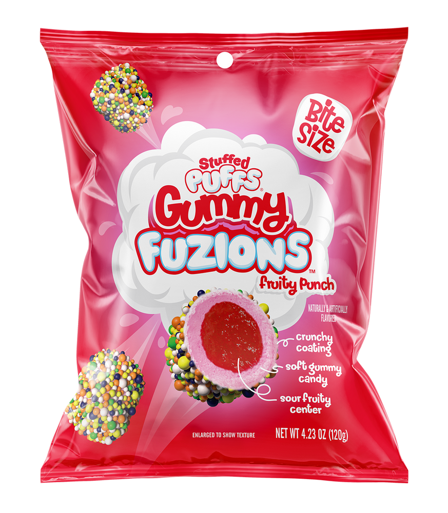 Stuffed Puffs Gummy Fuzions - Fruity Punch (120g) (ONLINE ORDER ONLY)