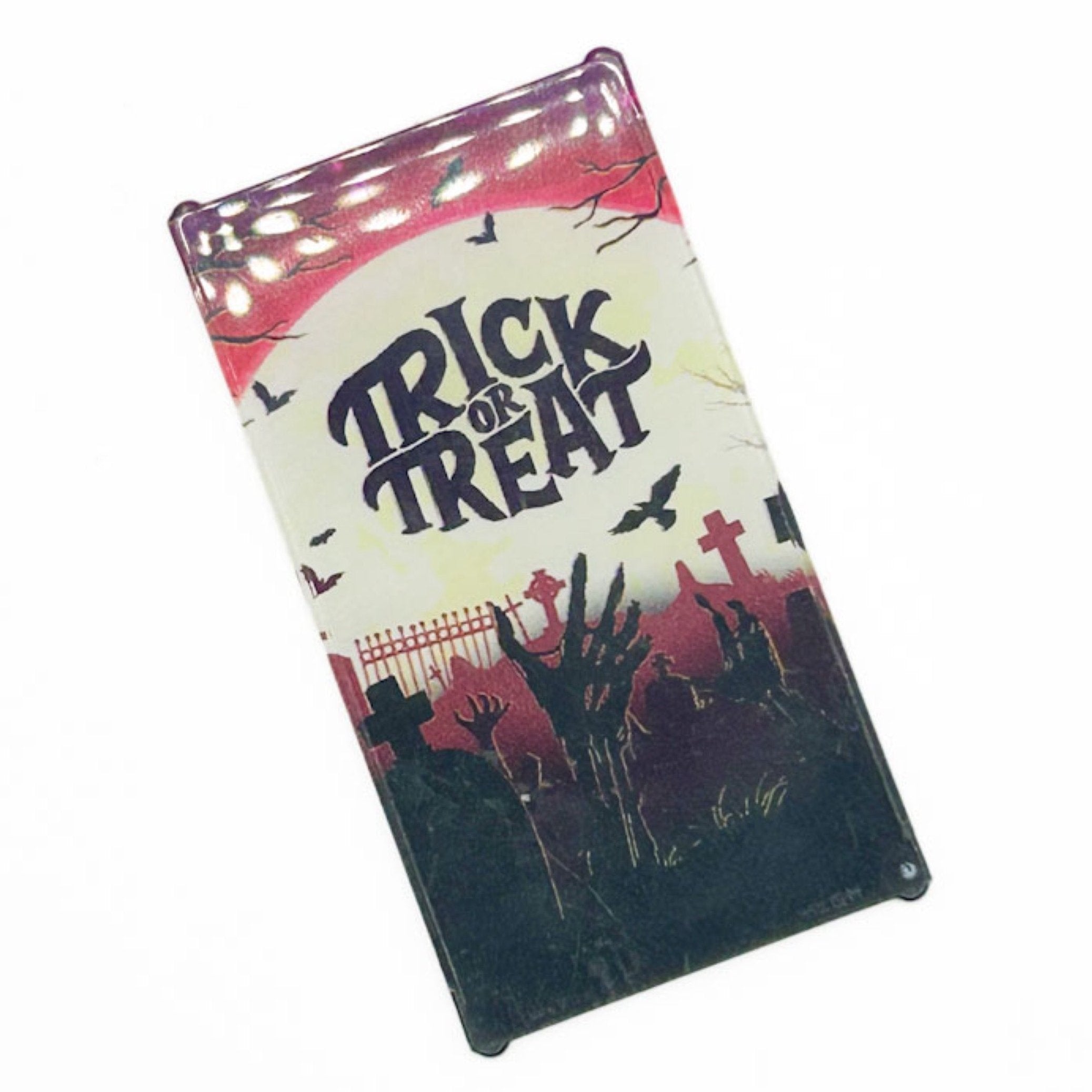 Trick or Treat Halloween Decorated Custom LEGO 4x6 Glass Window - B3 Customs (Online Order Only)