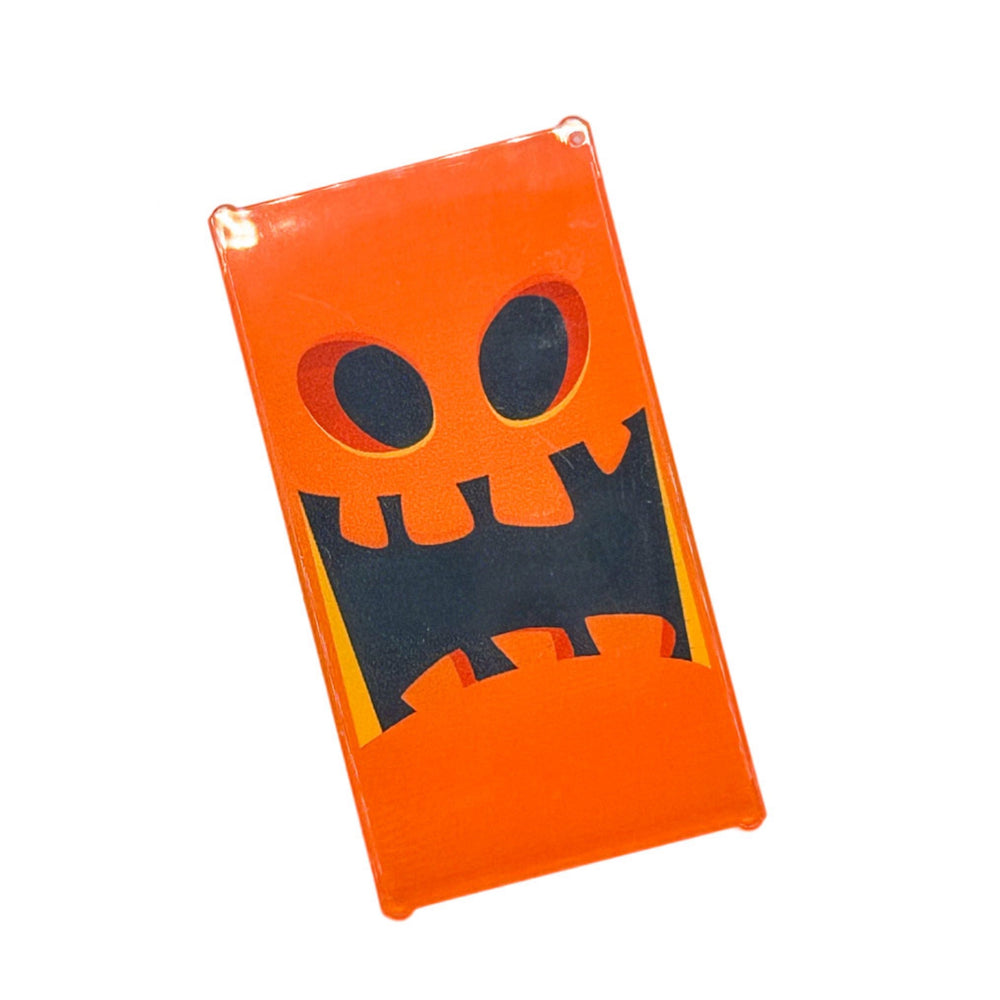Pumpking Jack O' Lantern Halloween Decorated Custom LEGO 4x6 Glass Window - B3 Customs (Online Order Only)