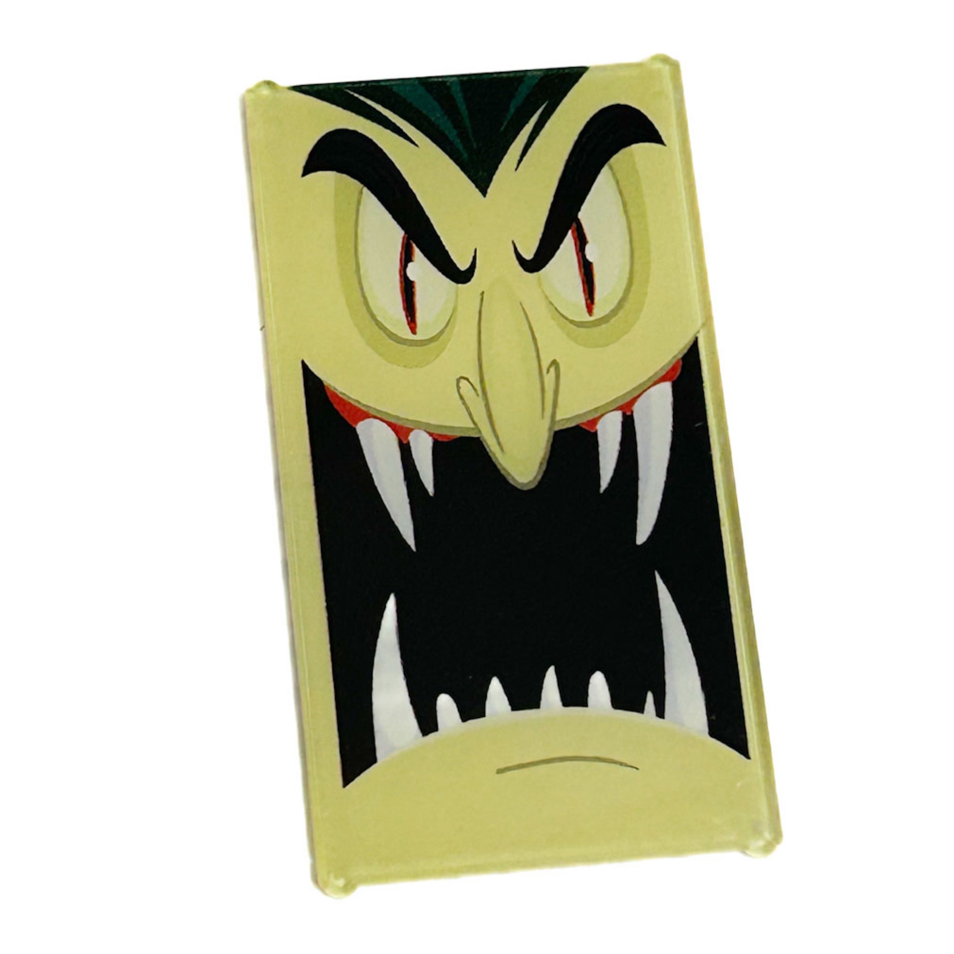 Dracula Halloween Decorated Custom LEGO 4x6 Glass Window - B3 Customs (Online Order Only)