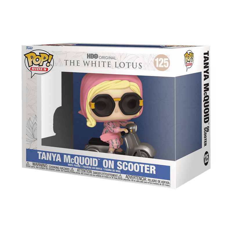 Funko POP! Rides: The White Lotus - Tanya McQuoid on Scooter 125 (ONLINE ORDER ONLY)