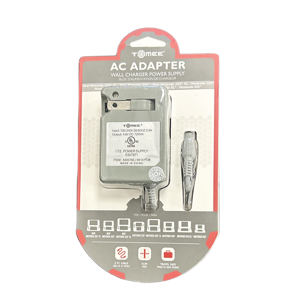 3DS/2DS/DSi Family AC Adapter | New (ONLINE ORDER ONLY)