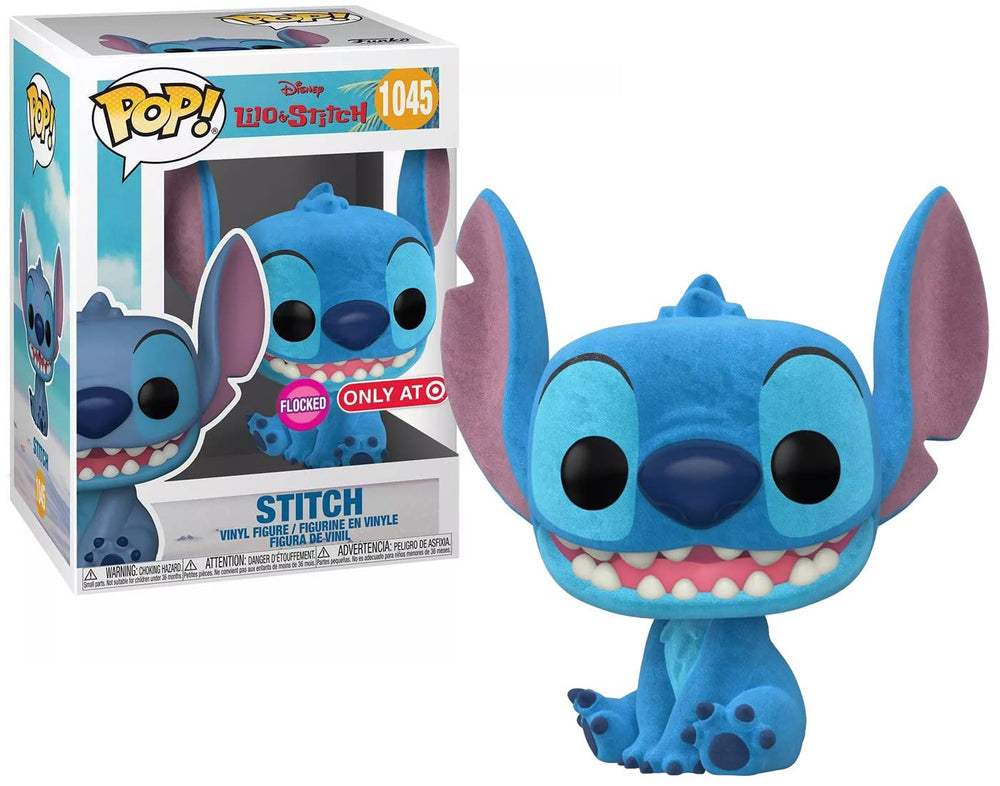 Funko POP! Disney: Lilo & Stitch - Stitch 1045 (Flocked) (Only at Target) (ONLINE ORDER ONLY)