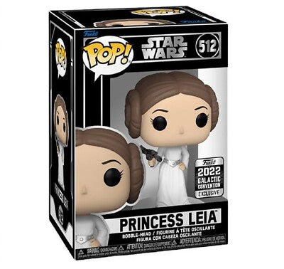 Funko POP! Star Wars: Princess Leia 512 (Funko 2022 Galactic Convention Exclusive) (ONLINE ORDER ONLY)