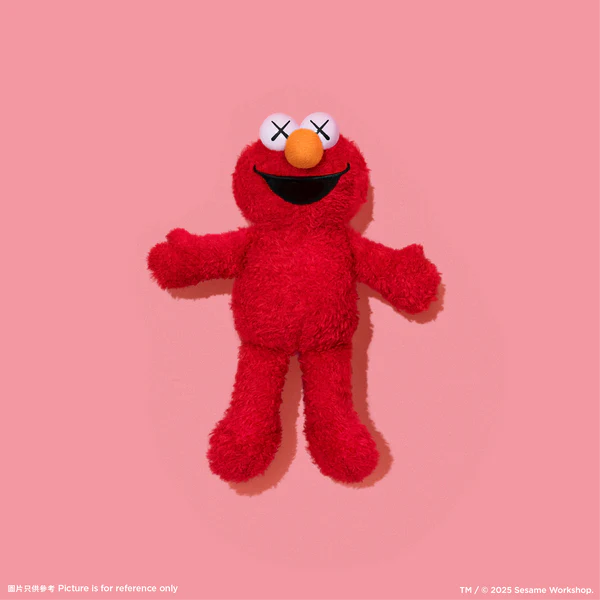KAWS Water Parade x Sesame Street - Elmo Plush Keychain (ONLINE ORDER ONLY)