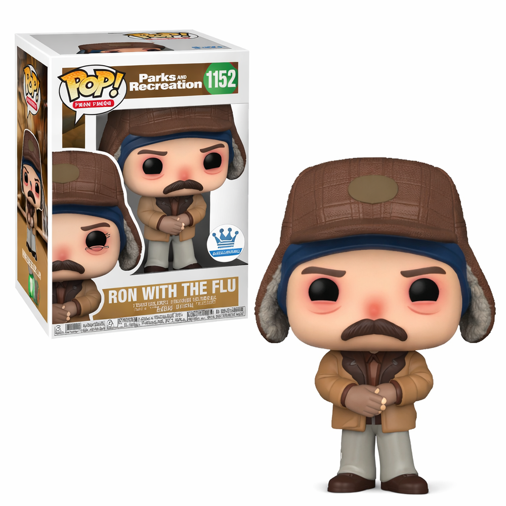 Funko POP! Television: Parks and Recreation - Ron with the Flu 1152 (Funko Exclusive) (ONLINE ORDER ONLY)