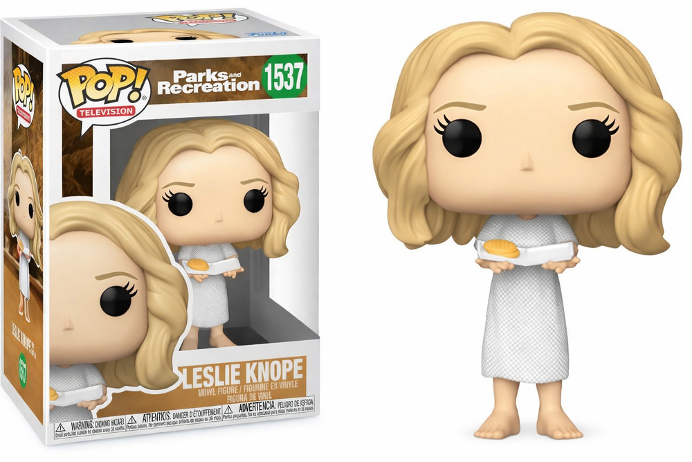 Funko POP! Television: Parks and Recreation - Leslie Knope with Waffles 1537 (ONLINE ORDER ONLY)