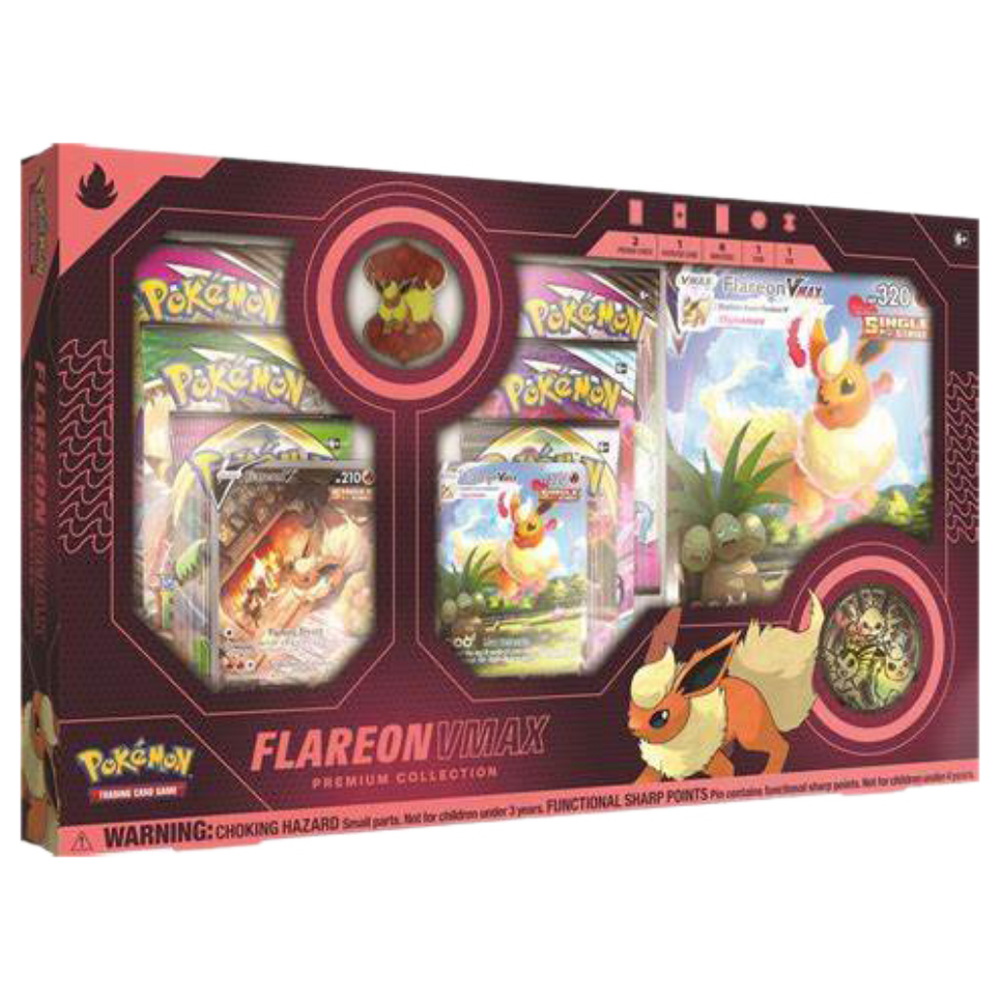 Pokemon TCG: Vaporeon, Flareon, or Jolteon VMAX Premium Collection Boxes (ONLINE ORDER ONLY)