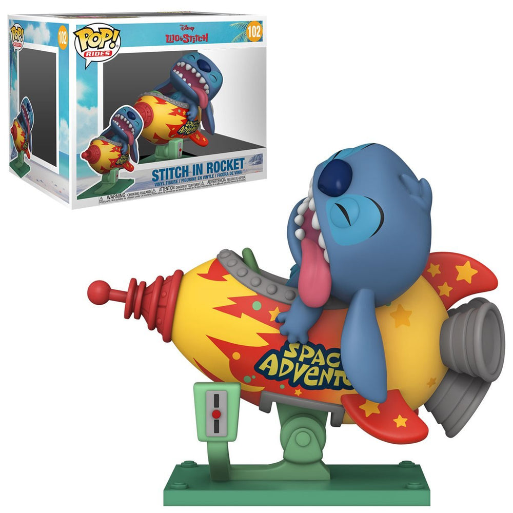 Funko POP! Rides: Lilo & Stitch - Stitch in Rocket 102 (ONLINE ORDER ONLY)