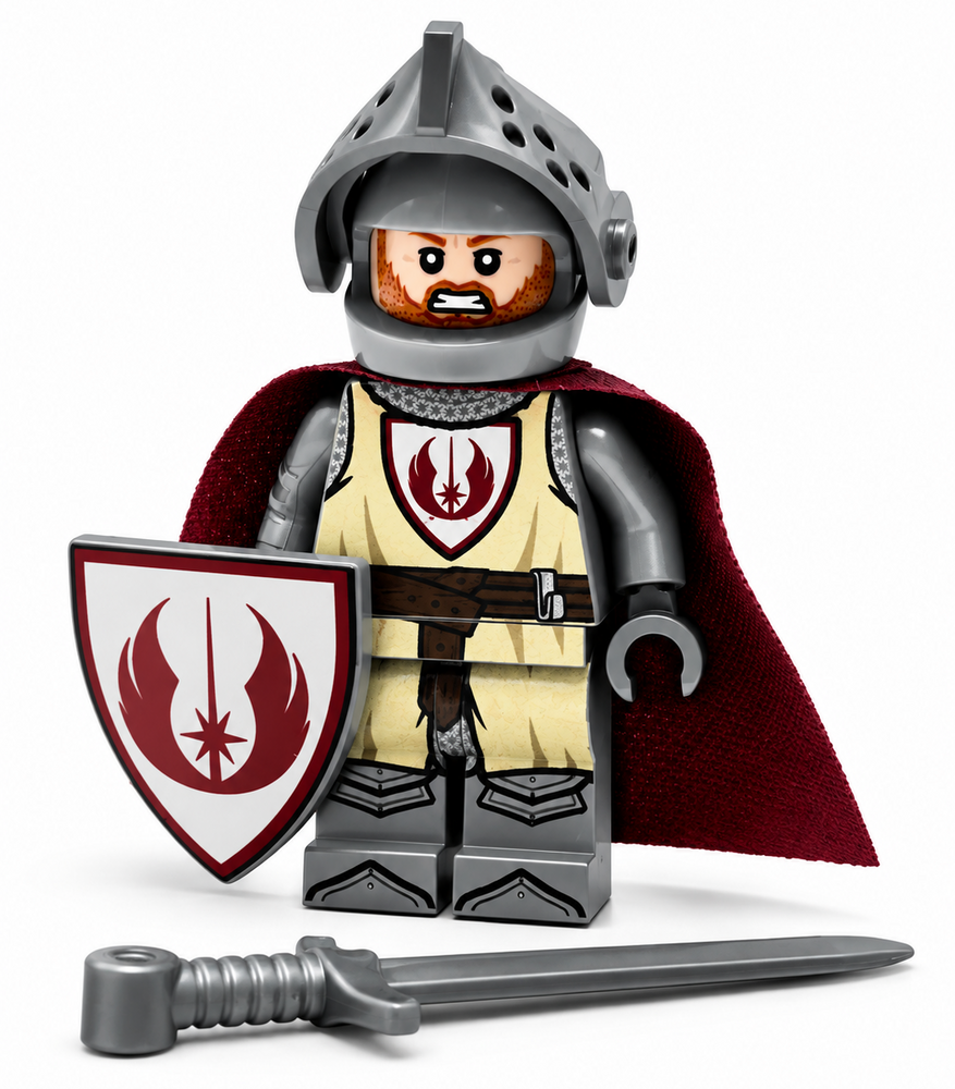 Sir Obi-Wand Minifig (Knights of the Force) (ONLINE ORDER ONLY)