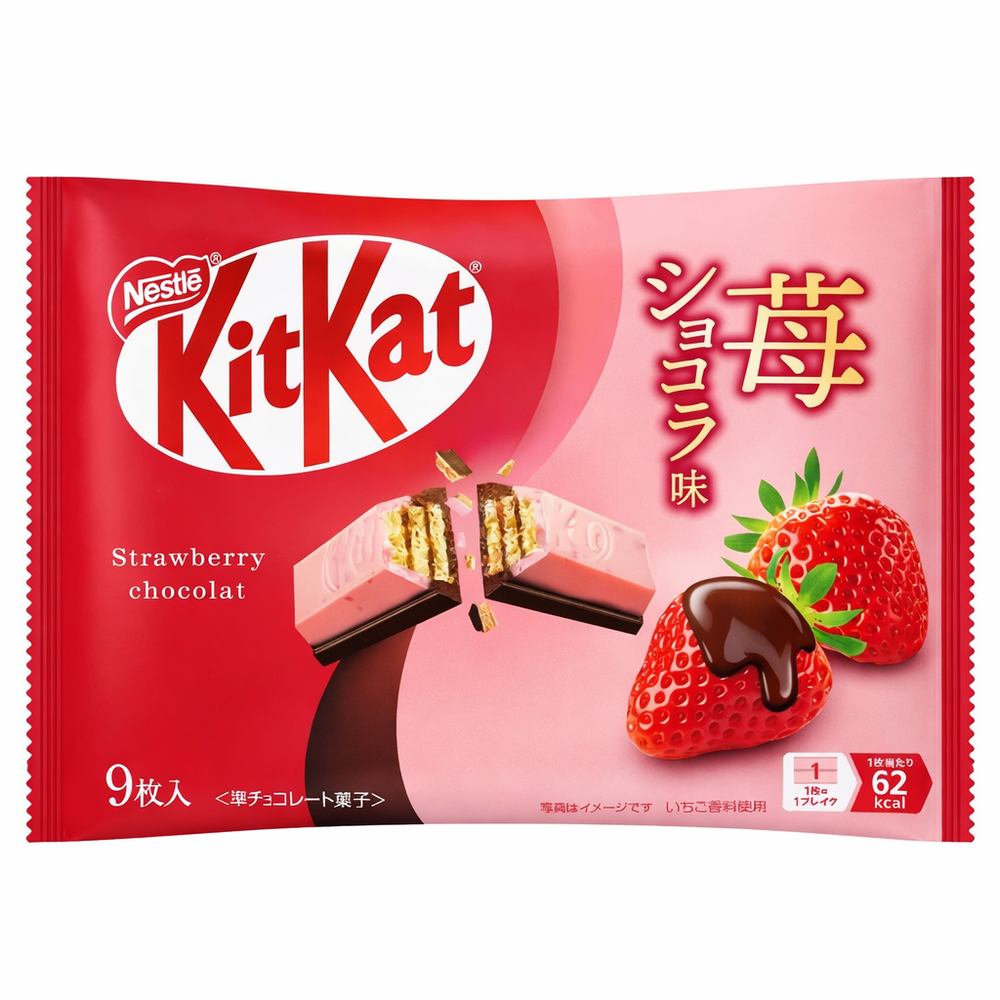 Kit Kat Chocolate Strawberry - Bag of 9 (104.4g) (Japan) (ONLINE ORDER ONLY)
