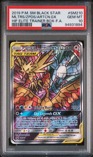 2019 POKEMON SM BLACK STAR PROMO #SM210 MLTRS/ZPDS/ARTCN.GX HIF ELITE TRAINER BOX-F.A. (ONLINE ORDER ONLY)
