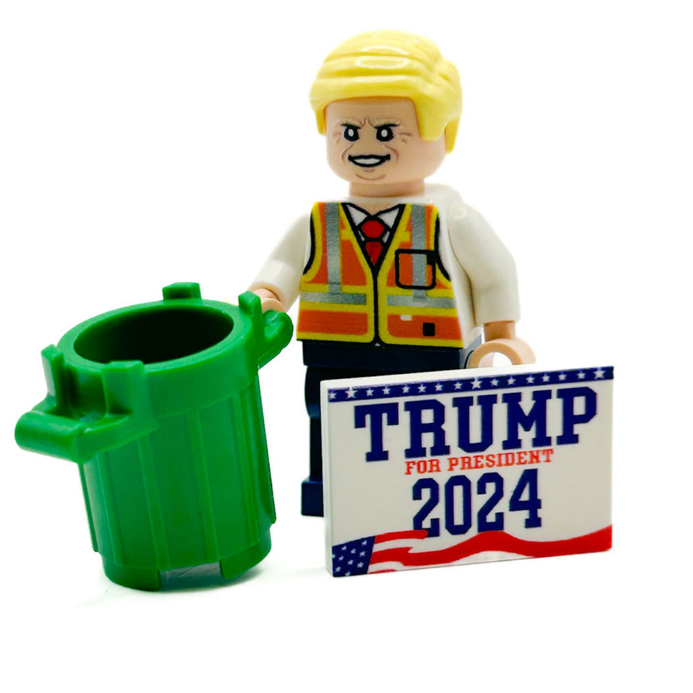 Garbage Man President Trump Minifig - B3 Customs (Online Order Only)