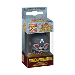 Funko Pocket POP! Keychain: Marvel Zombies - Zombie Captain Marvel (ONLINE ORDER ONLY)