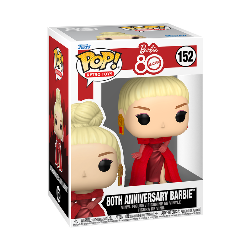 Funko POP! Retro Toys: 80th Anniversary Barbie 152 (ONLINE ORDER ONLY)