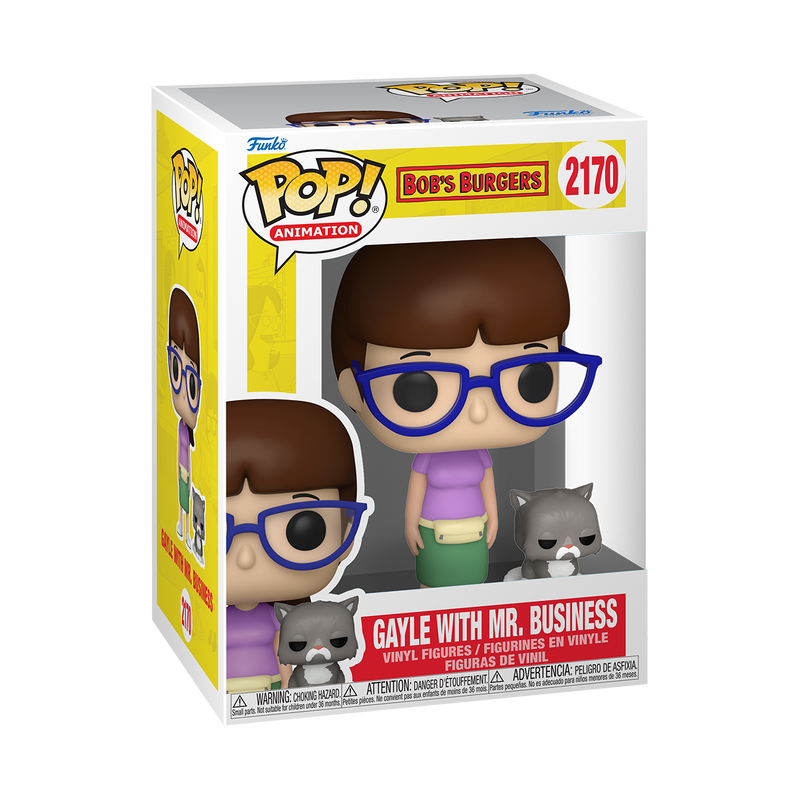 Funko POP! Animation: Bob’s Burger - Gayle with Mr. Business 2170 (ONLINE ORDER ONLY)