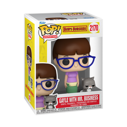 Funko POP! Animation: Bob’s Burger - Gayle with Mr. Business 2170 (ONLINE ORDER ONLY)