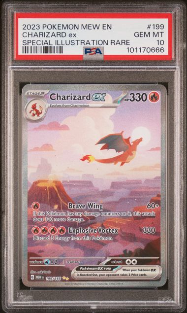 2023 POKEMON MEW EN-151 #199 CHARIZARD EX SPECIAL ILLUSTRATION RARE (ONLINE ORDER ONLY)