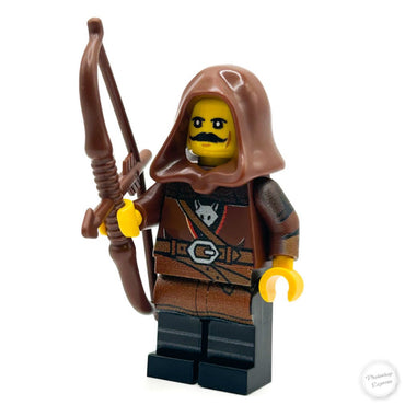 Longbow Archer - Custom Castle Wolfpack Minifigure made using LEGO parts - B3 Customs (Online Order Only)