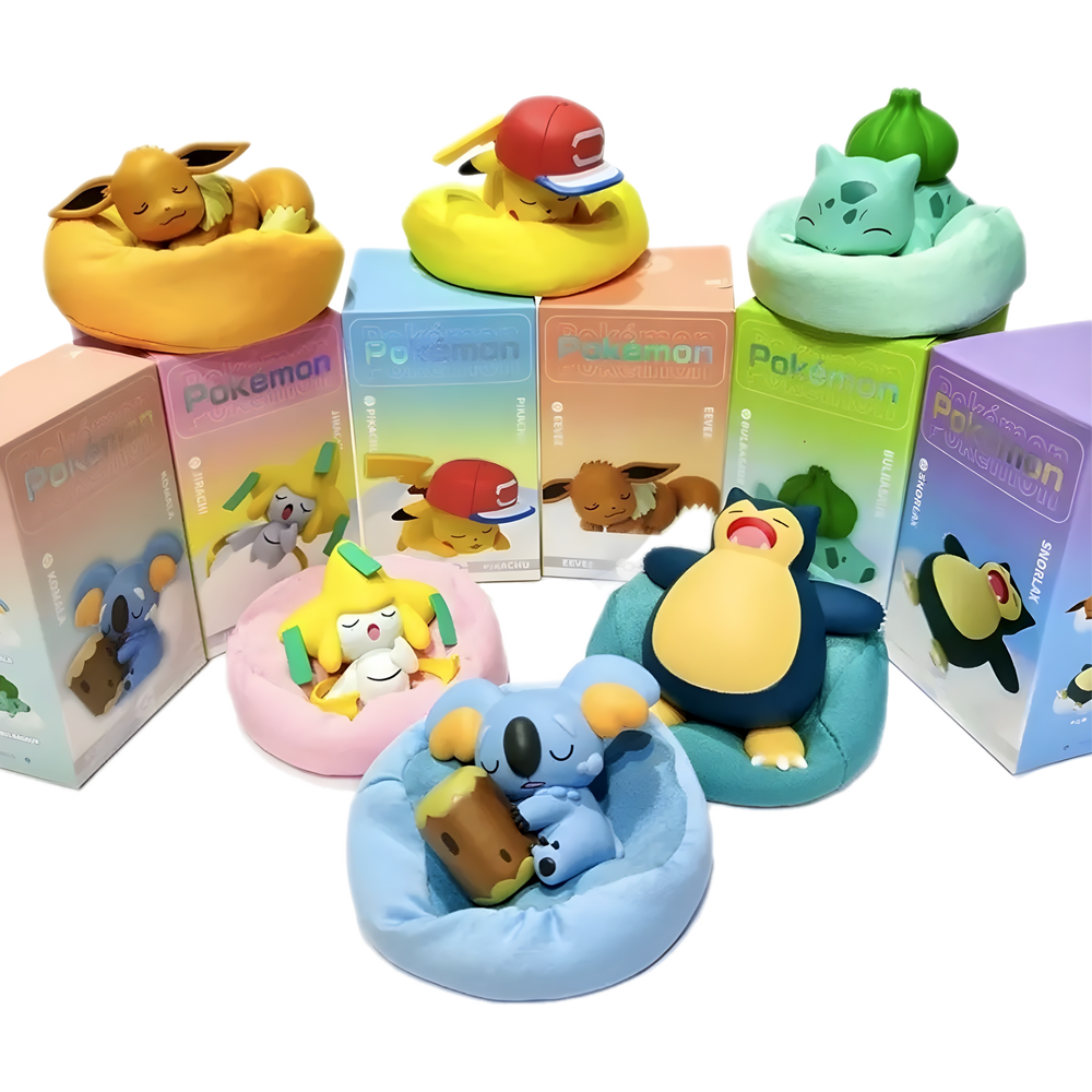 Pokemon TCG: Sleeping Snorlax, Eevee, Pikachu, Komala, Bulbasaur, and Jirachi (Online Order Only)