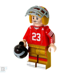 #23 RB San Francisco Football Player Minifig - B3 Customs (Online Order Only)