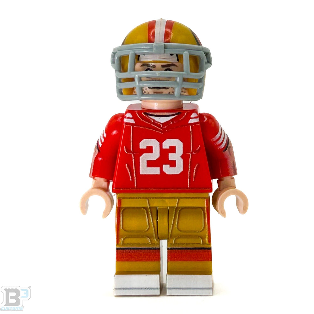 #23 RB San Francisco Football Player Minifig - B3 Customs (Online Order Only)