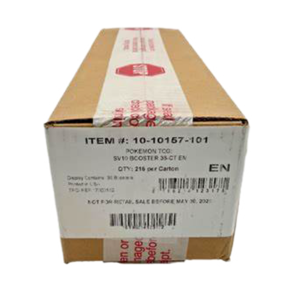 Pokemon TCG: Destined Rivals Booster Box Case (6 Booster Boxes/216 packs)- SV10: (ONLINE ORDER ONLY)