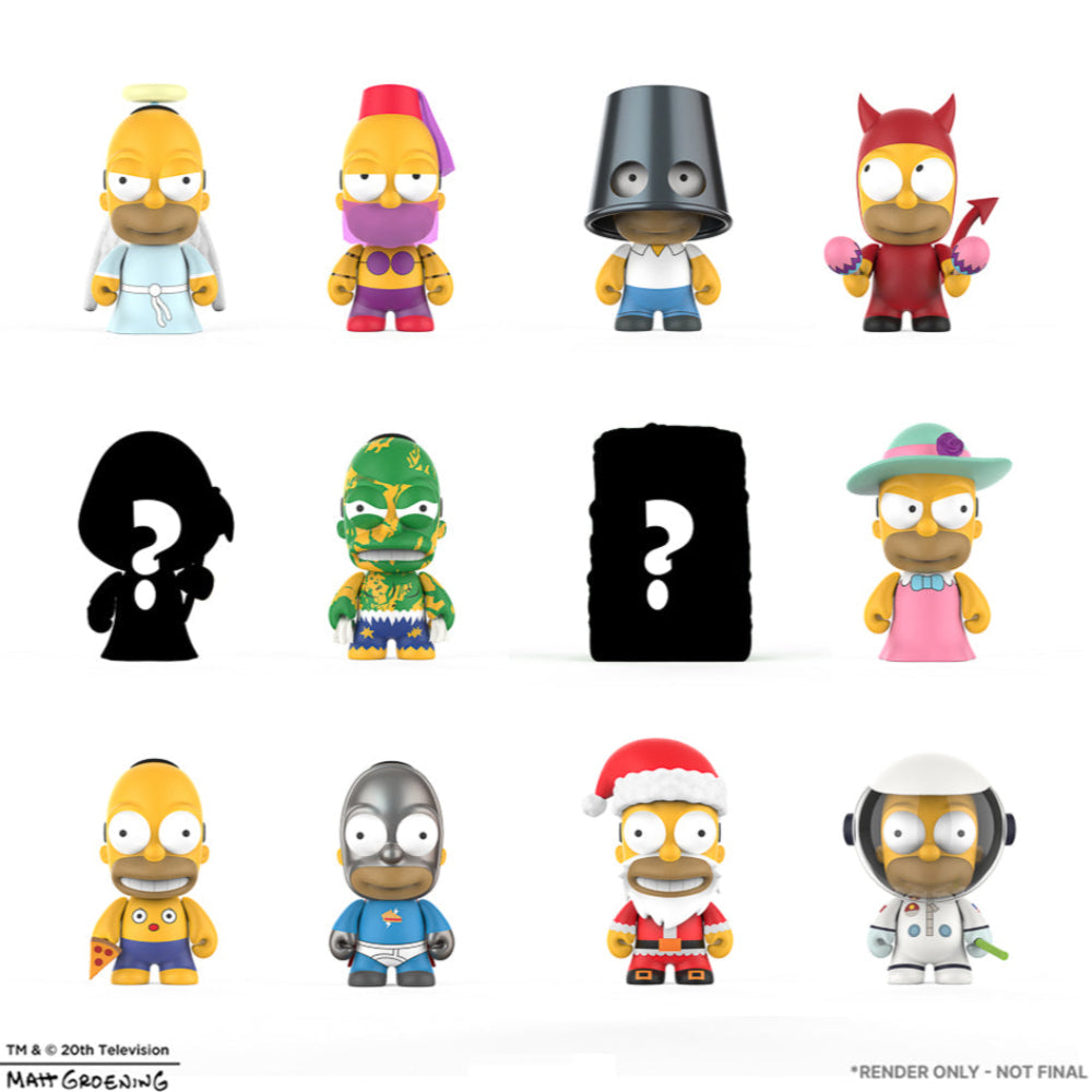 Kidrobot x The Simpsons Many Faces of Homer Blind Box Mini Figure Series (ONLINE ORDER ONLY)