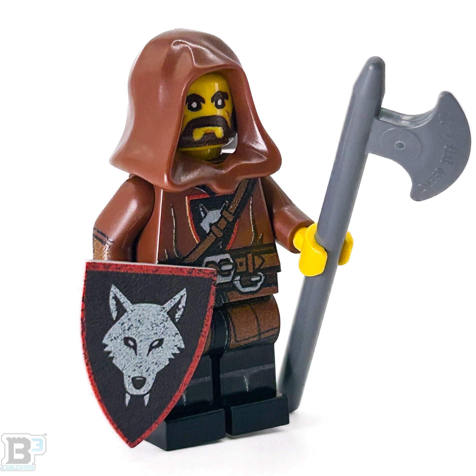 Wolfpack Woodsman Custom Minifig made using LEGO parts (Online Order Only)