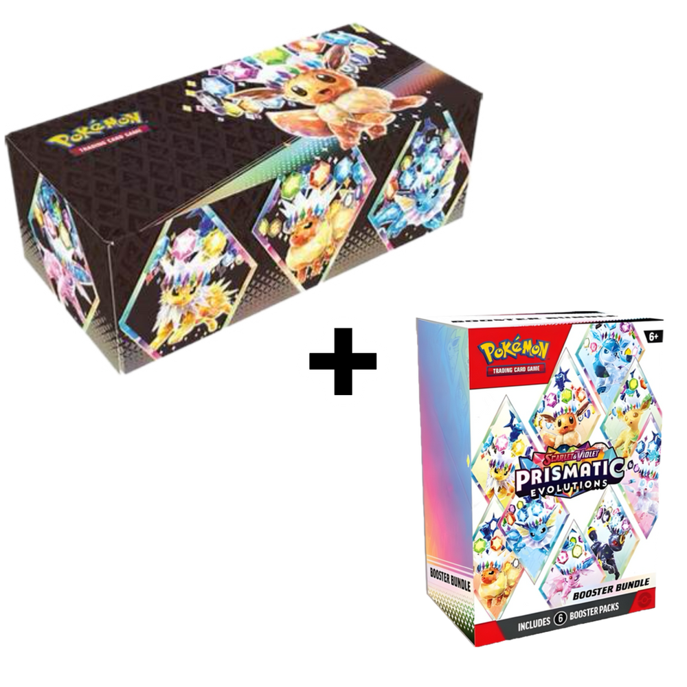 Pokemon TCG: Prismatic Evolutions Booster Bundle with Surprise Box Bundle (ONLINE ORDER ONLY)