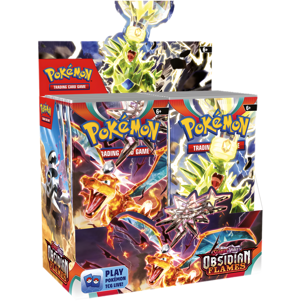Pokemon TCG: Scarlet & Violet-Obsidian Flames Booster Box [36 packs] (Online Order Only)