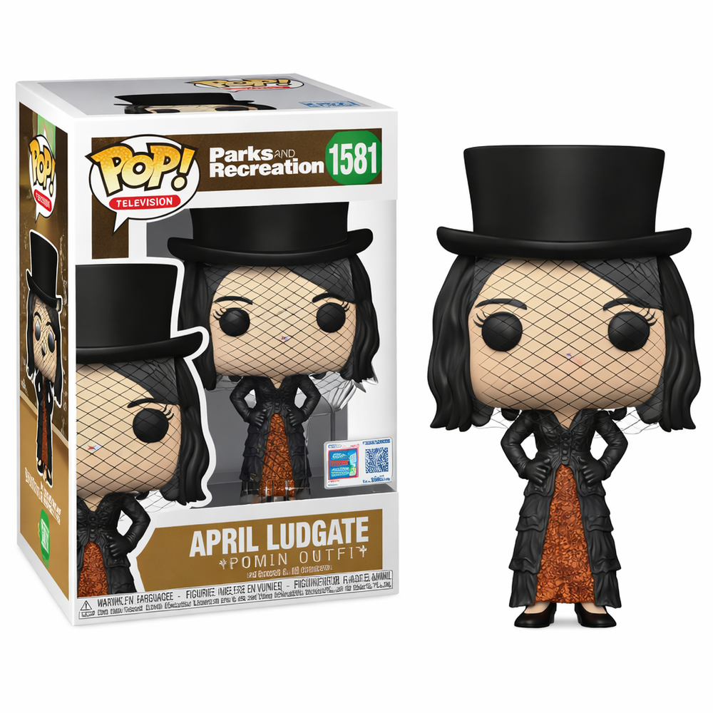 Funko POP! Television: Parks and Recreation- April Ludgate with Prom Outfit 1581 (Funko 2024 Fall Convention LE) (ONLINE ORDER ONLY)