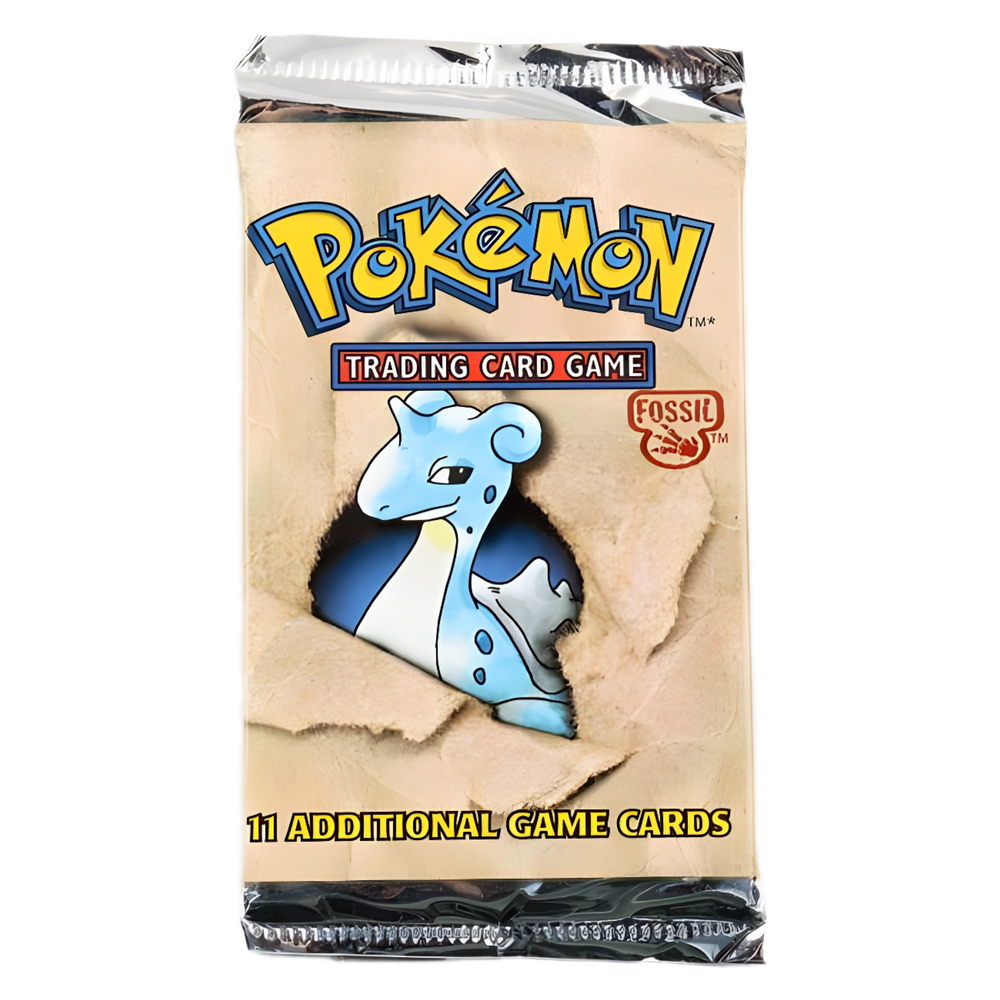 Pokemon TCG: Pokémon Original FOSSIL Factory Sealed Booster Pack (Online Order Only)