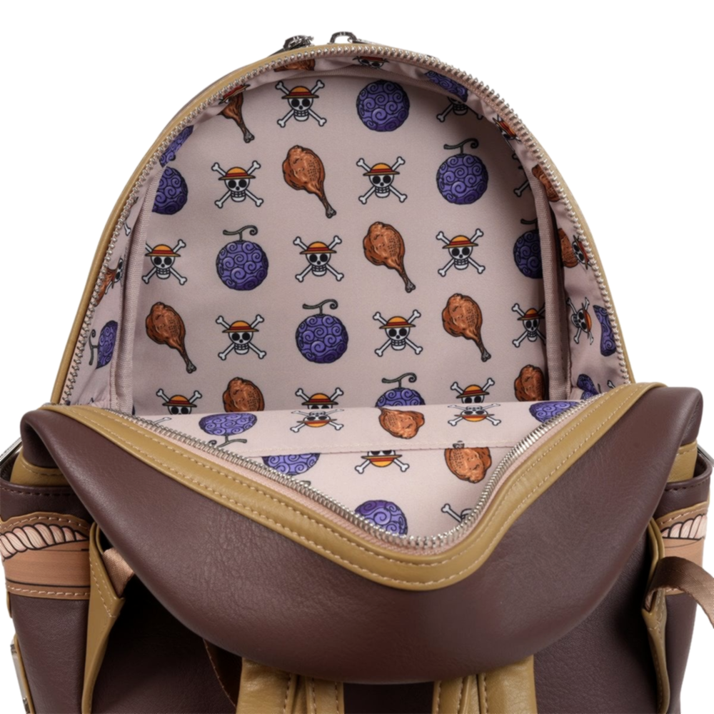 Loungefly x One Piece Wanted Dead or Alive Monkey D. Luffy Mini-Backpack - Entertainment Earth Exclusive (ONLINE ORDER ONLY)