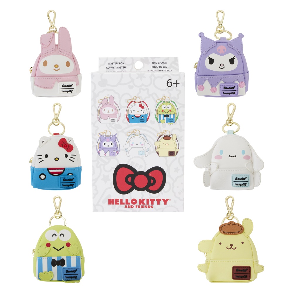 Loungefly x Hello Kitty and Friends Mystery Mini Backpack Keychain Charm (ONLINE ORDER ONLY)