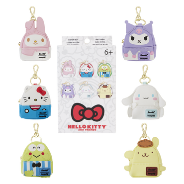 Loungefly x Hello Kitty and Friends Mystery Mini Backpack Keychain Charm (ONLINE ORDER ONLY)