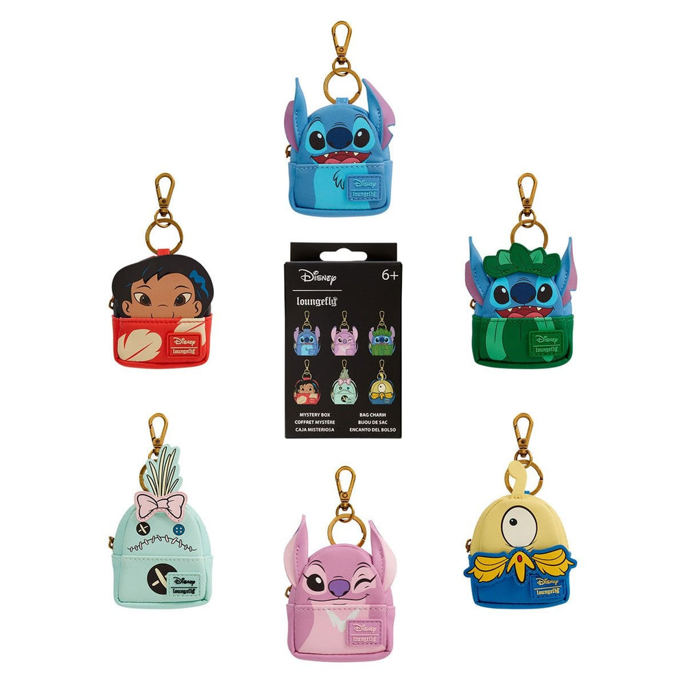 Loungefly x Lilo & Stitch Mini-Backpack Mystery Box Bag Charm (ONLINE ORDER ONLY)