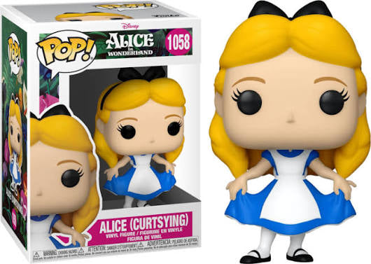 Funko POP! Disney: Alice in Wonderland - Alice (Curtsying) 1058 (ONLINE ORDER ONLY)