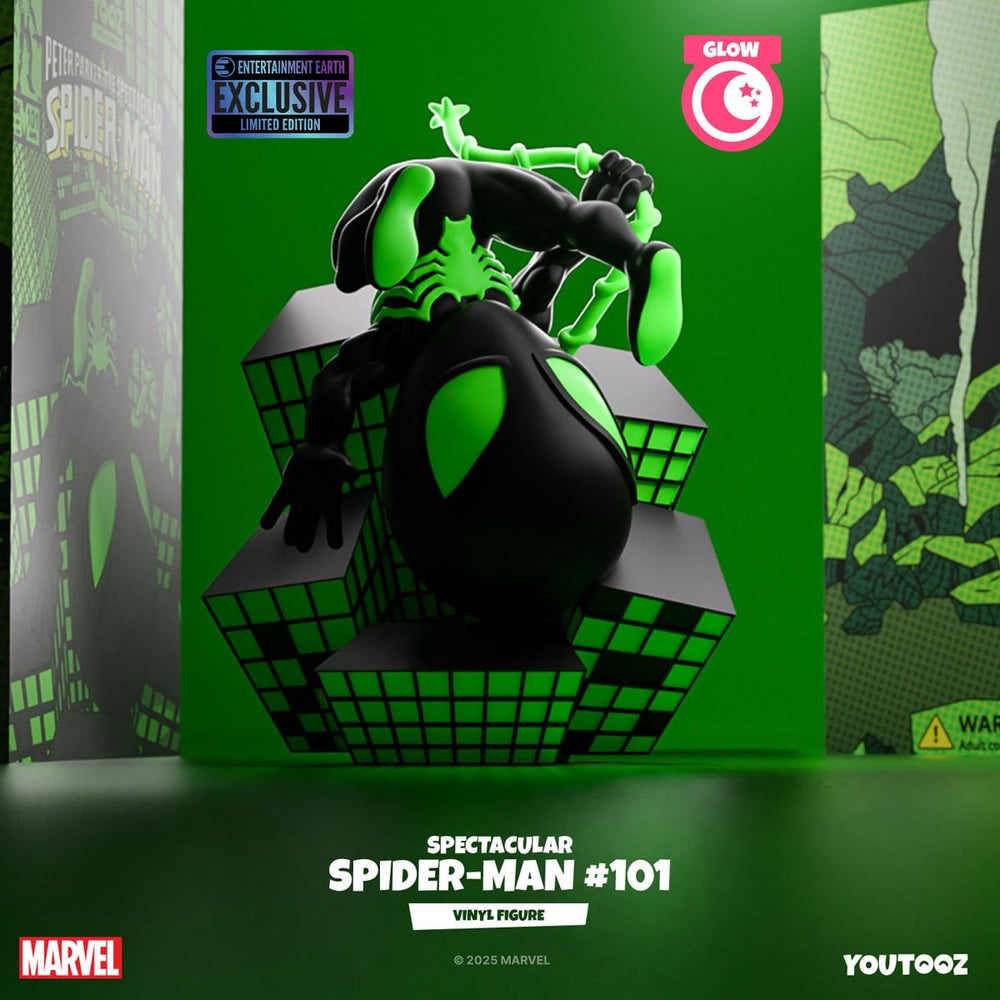 Yootooz! x Marvel Comics Collection Spectacular Spider-Man #101 Glow in the Dark Vinyl Figure #36 (Entertainment Earth Exclusive) (ONLINE ORDER ONLY)