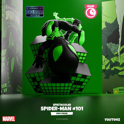 Yootooz! x Marvel Comics Collection Spectacular Spider-Man #101 Glow in the Dark Vinyl Figure #36 (Entertainment Earth Exclusive) (ONLINE ORDER ONLY)