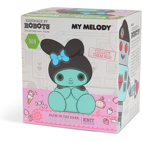 Handmade by Robots Knit Series: Hello Kitty and Friends My Melody #309 Glow-in-the-Dark (ONLINE ORDER ONLY)