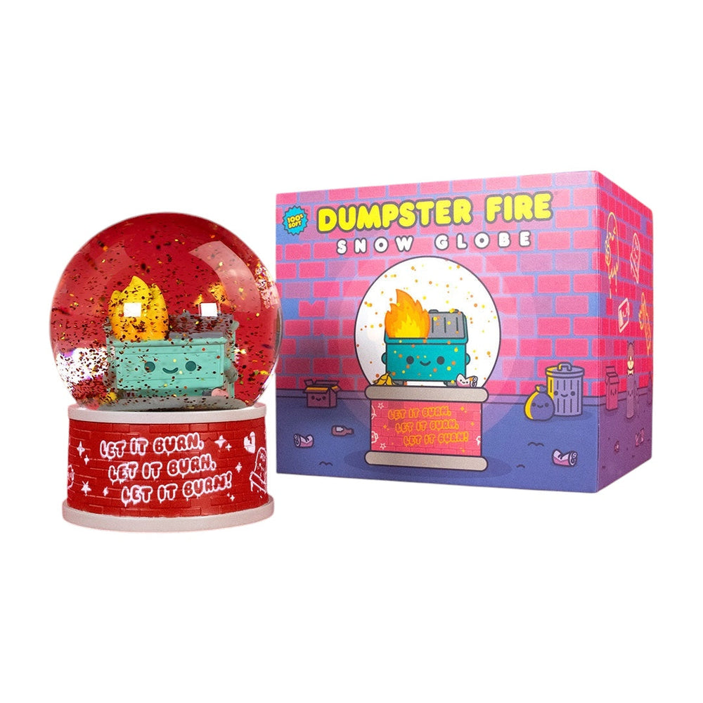 100% Soft Dumpster Fire Snow Globe (ONLINE ORDER ONLY)