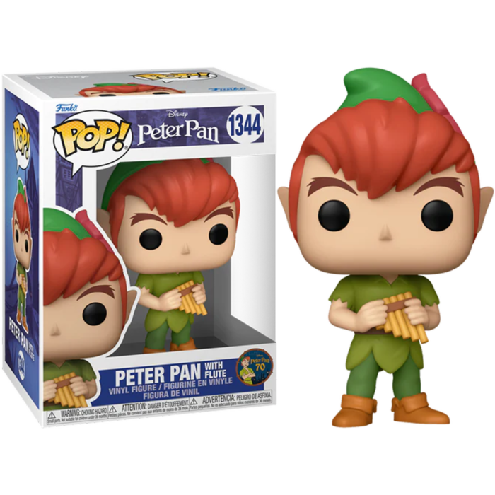 Funko POP! Disney: Peter Pan with Flute 1344 (ONLINE ORDER ONLY)