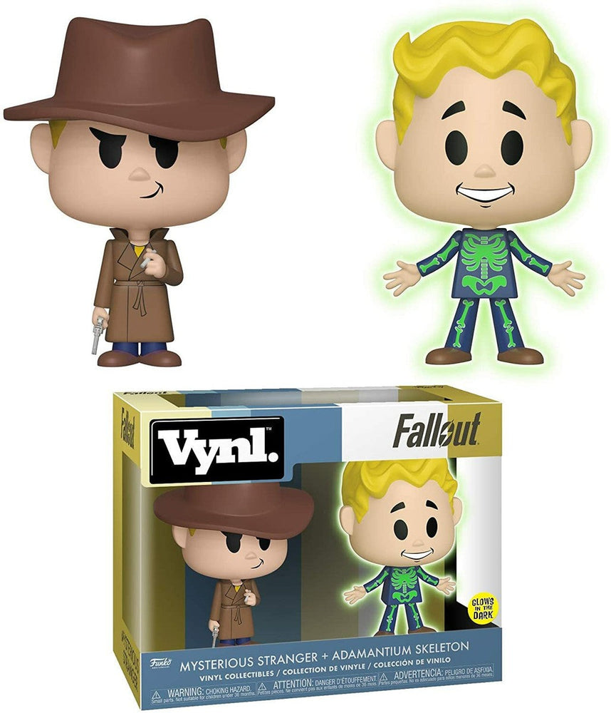 Funko Vynl: Fallout - Mysterious Stranger + Adamantium Skeleton (Glows in the Dark) (ONLINE ORDER ONLY)