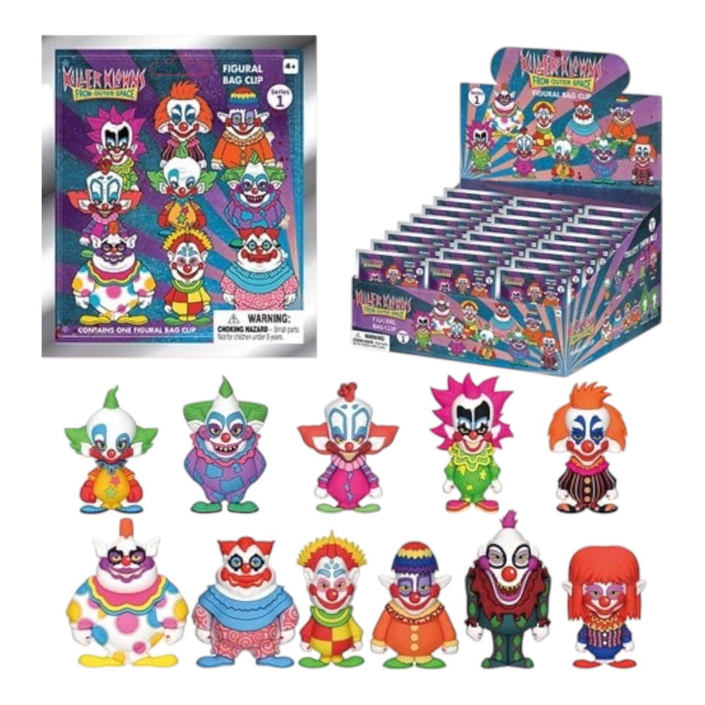 Killer Klowns From Outer Space Series 1 3D Mystery Foam Bag Clip (ONLINE ORDER ONLY)